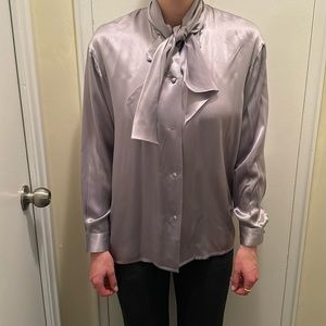 Vintage Alfred Sung 100% Silk Blouse